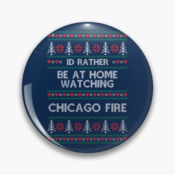 Item preview, Chicago Fire Ugly Christmas Sweater Premium   designed and sold by Shinyjukata.