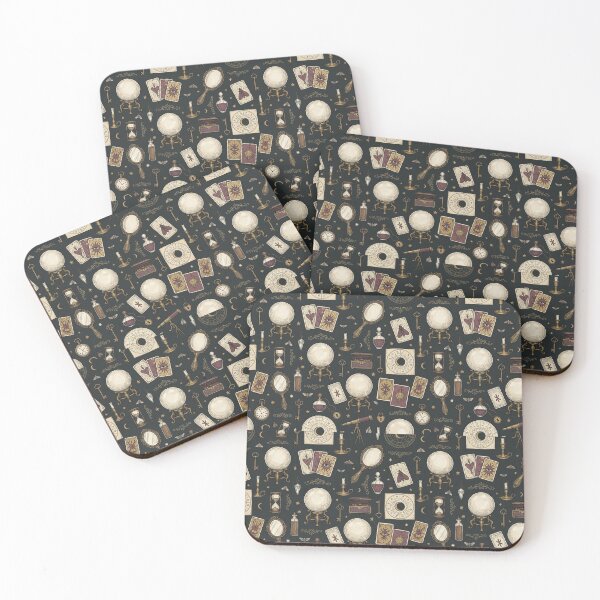Item preview, Victorian Séance Parlour: Vintage Dark Academia & Occult Curiosities Pattern designed and sold by VØDUM® STORE.