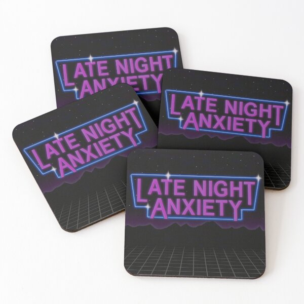 Item preview, Late Night Anxiety designed and sold by Monkeysalad.