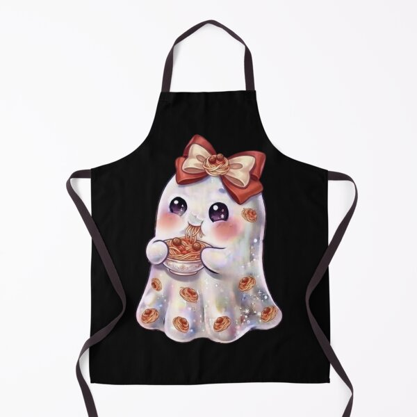 Item preview, Cute Kawaii Ghost Eating a Spaghetti Design /  Noodles Bowl / Halloween / Foodie / T-shirts mugs stickers phone case hardcover journal poster designed and sold by TeenLake.