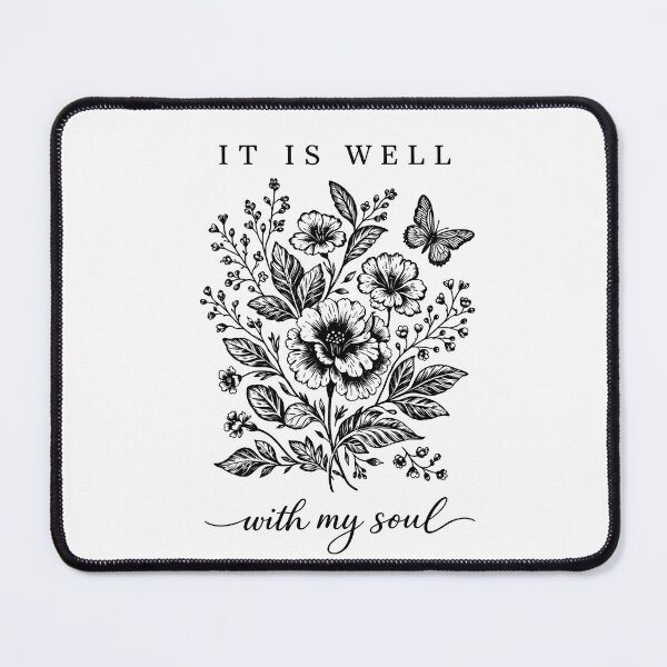 Item preview, It Is Well With My Soul Floral designed and sold by jimmyneo.