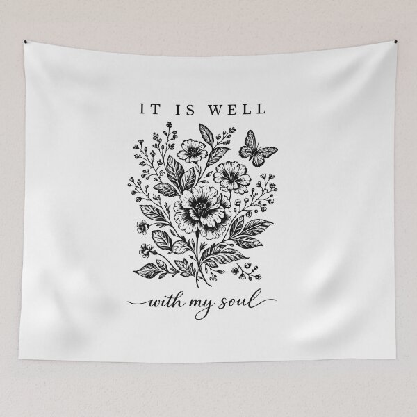 Item preview, It Is Well With My Soul Floral  designed and sold by jimmyneo.