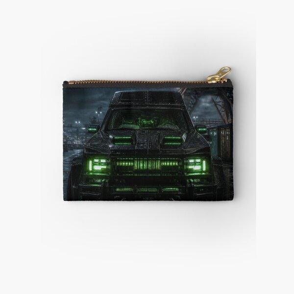 Item preview, Cyberpunk Toxic Green Cargo Dock Van designed and sold by LazyDayzCo.
