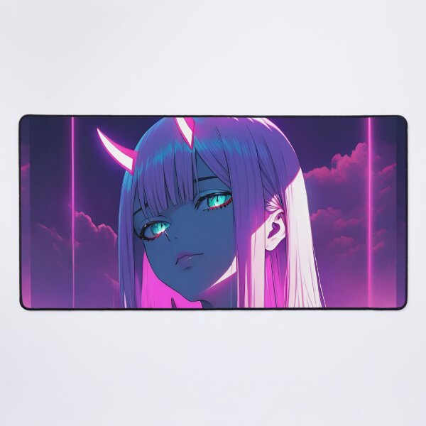 Item preview, Neon Pink Demon Girl – Cyberpunk Anime Fantasy Aesthetic designed and sold by Dyan4.