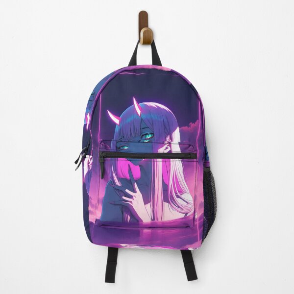 Item preview, Neon Pink Demon Girl – Cyberpunk Anime Fantasy Aesthetic designed and sold by Dyan4.