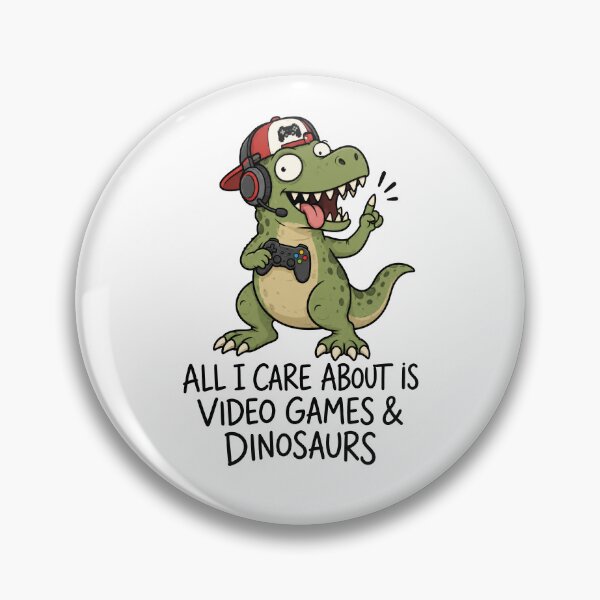 Item preview, Video Games and Dinosaurs Funny T Rex Gamer Cartoon designed and sold by ShirtWreck.