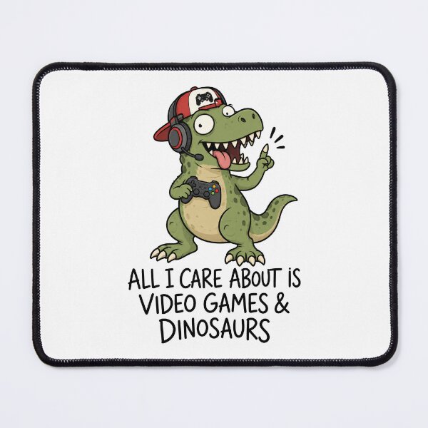 Item preview, Video Games and Dinosaurs Funny T Rex Gamer Cartoon designed and sold by ShirtWreck.
