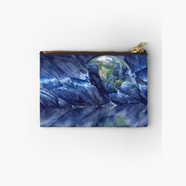 Item preview, Planet Earth Amidst Abstract Waves designed and sold by CentauriArt.