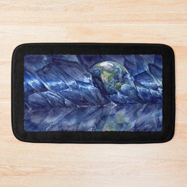Item preview, Planet Earth Amidst Abstract Waves designed and sold by CentauriArt.