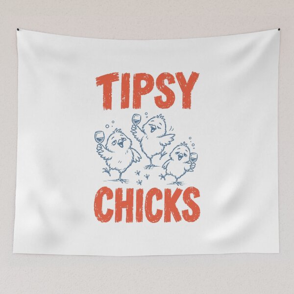 Item preview, Wine Lover Tipsy Chicks Wine Humor designed and sold by LuminOrb.