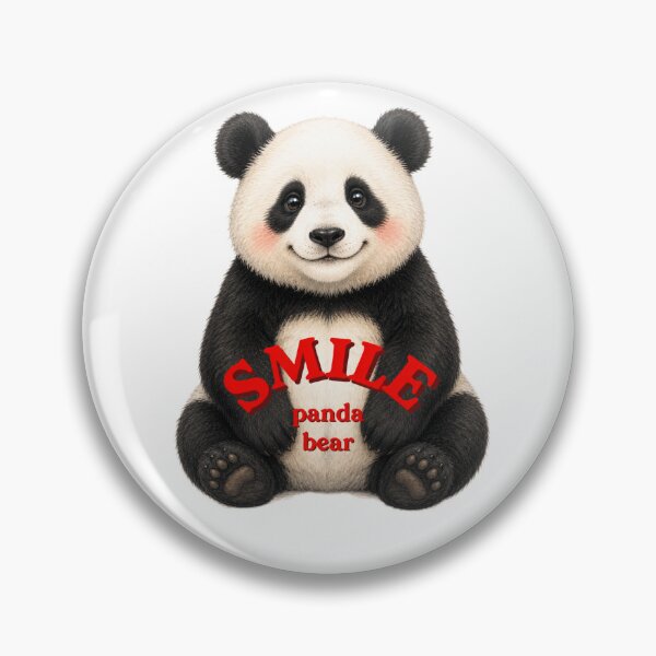 Item preview, SMILE Panda Bear | Cute Panda T-Shirt designed and sold by R&A HANDMADE.