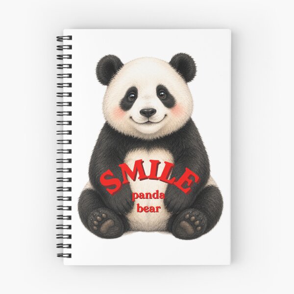 Item preview, SMILE Panda Bear | Cute Panda T-Shirt designed and sold by R&A HANDMADE.