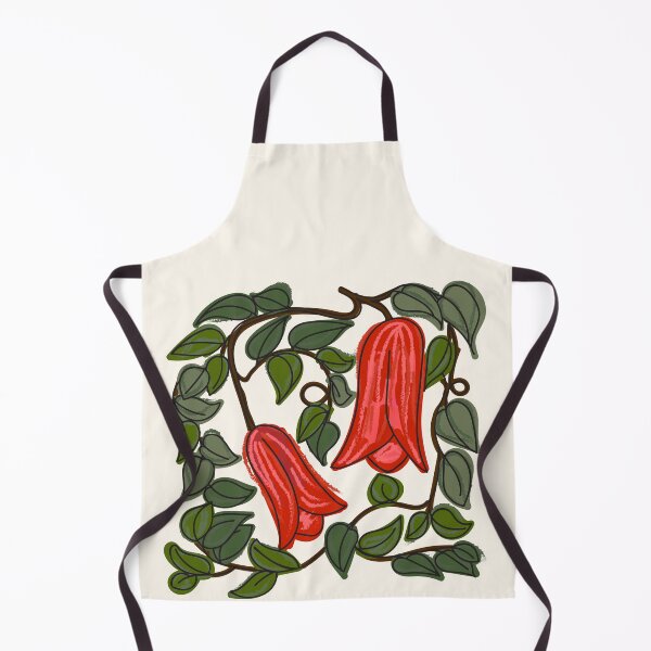 Item preview, Red Copihue floral vine - national flower of Chile - lapageria Rosea designed and sold by FrancesPoff.