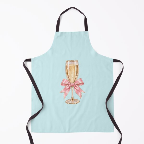 Item preview, Pink Bow Champagne Glass Sticker | Coquette Celebration Aesthetic | Glam Girly designed and sold by StickyDelights.