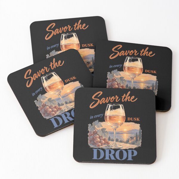Item preview, Wine Lover Savor The Dusk In Every Drop designed and sold by LuminOrb.
