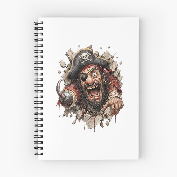 Item preview, Pirate Breaking Through Wall 3D Horror Adventure Artwork designed and sold by Wilcox PhotoArt.