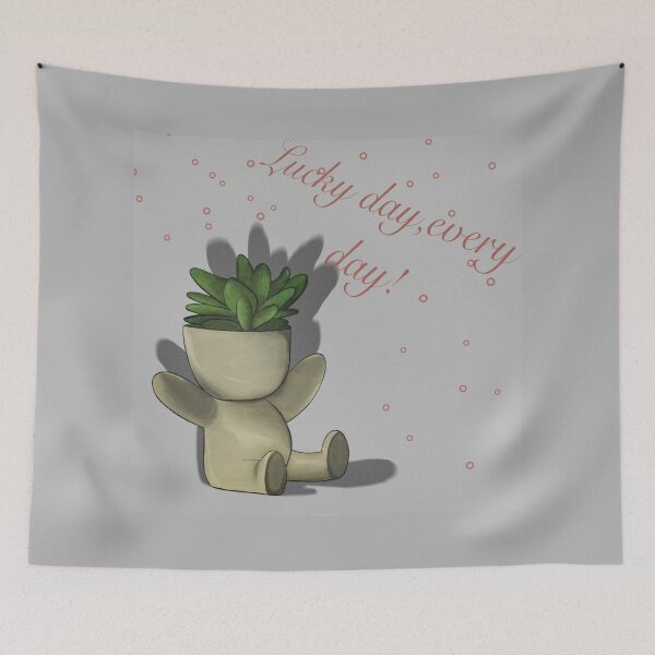 Item preview, Lucky Day Every Day — Bear Flower Pot designed and sold by Xt1na-Rabin4uk.