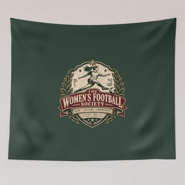 Item preview, Women’s Football Society Vintage Emblem designed and sold by goldzilla.studio.