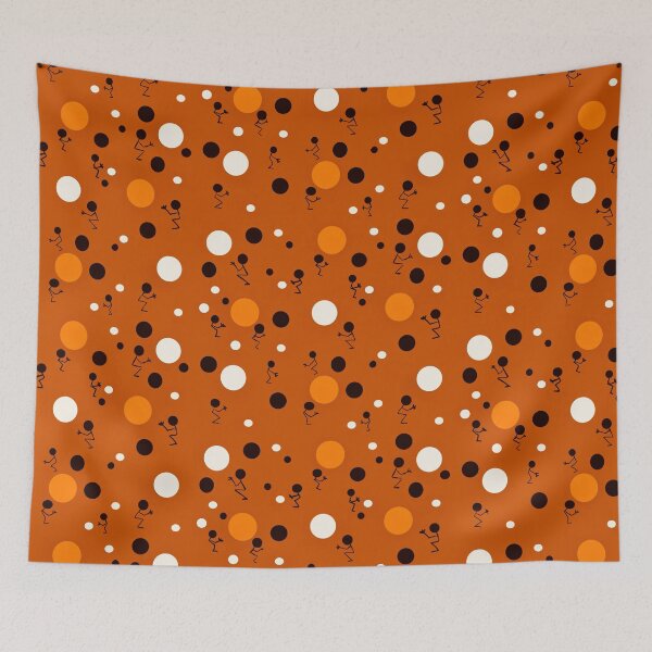 Item preview, Playful Stick Figures and Dots designed and sold by Elaine M Hayward .