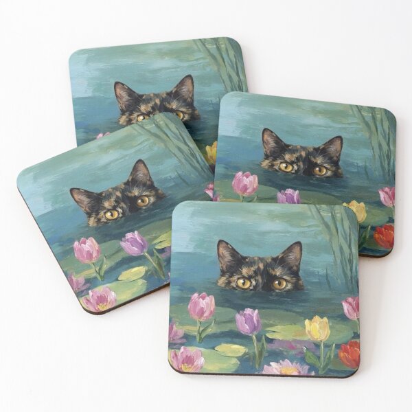 Item preview, Tulips and Water Lilies designed and sold by Wuhvly.