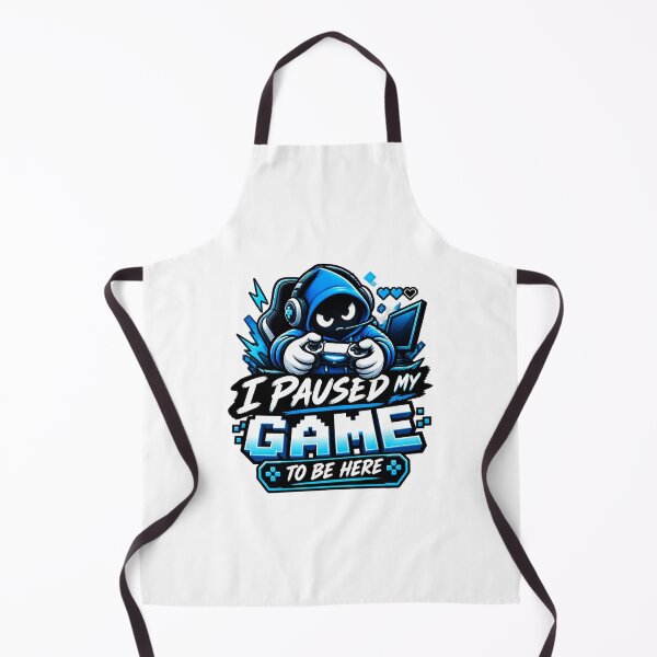 Item preview, I Paused My Game To Be Here Funny Gamer Quote Design designed and sold by BrattyCatty.