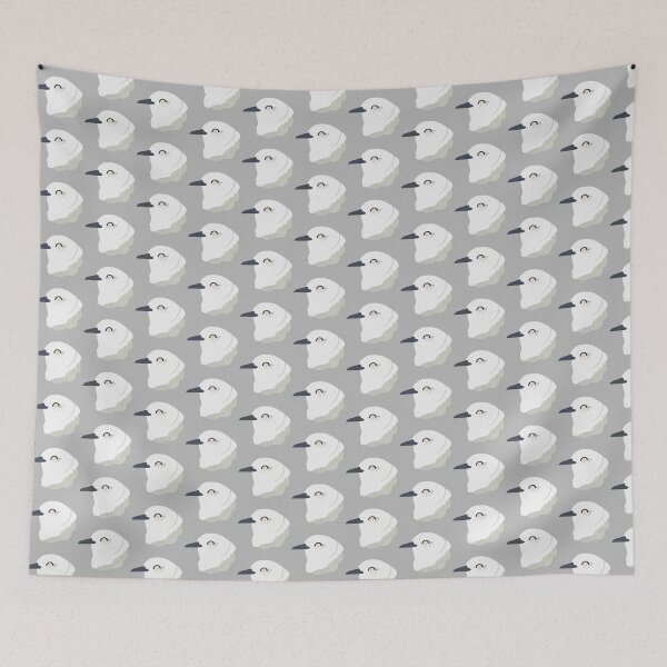 Item preview, CBS Sticker - Leucistic Grey Warbler designed and sold by ClumsyPillbug.