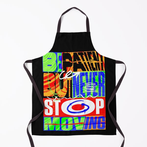 Item preview, Be Patient But Never Stop Moving T-Shirt, Bold Motivational Pop Art Tee, Colorful Typography Graphic Shirt, Growth Gift designed and sold by vec4u.