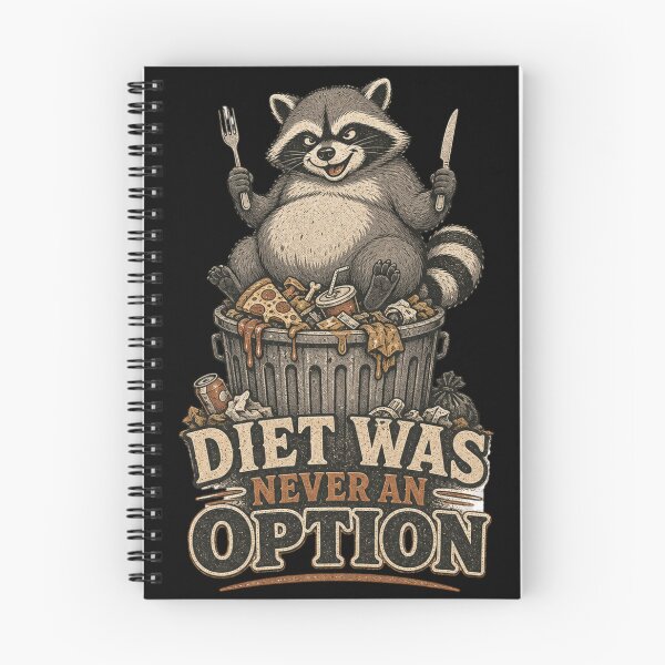Item preview, Diet Was Never An Option Shirt, Funny Raccoon T-Shirt, Trash Panda Tee, Sarcastic Animal Lover Gift, Vintage Funny Graphic designed and sold by TshirtsLabs.
