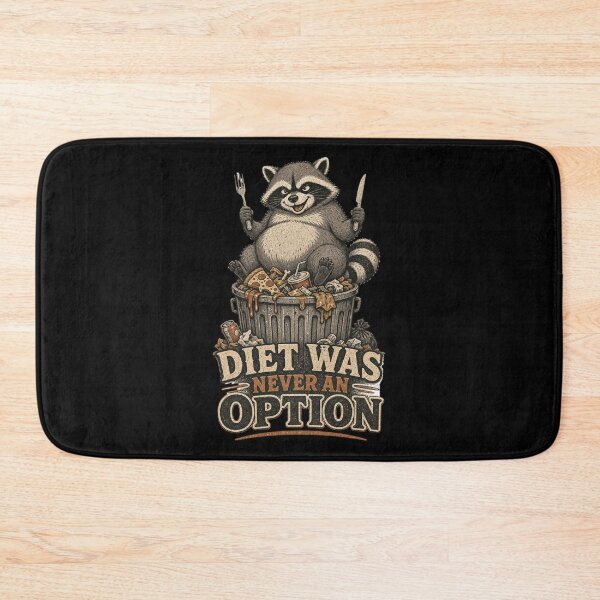Item preview, Diet Was Never An Option Shirt, Funny Raccoon T-Shirt, Trash Panda Tee, Sarcastic Animal Lover Gift, Vintage Funny Graphic designed and sold by TshirtsLabs.