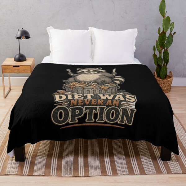 Item preview, Diet Was Never An Option Shirt, Funny Raccoon T-Shirt, Trash Panda Tee, Sarcastic Animal Lover Gift, Vintage Funny Graphic designed and sold by TshirtsLabs.