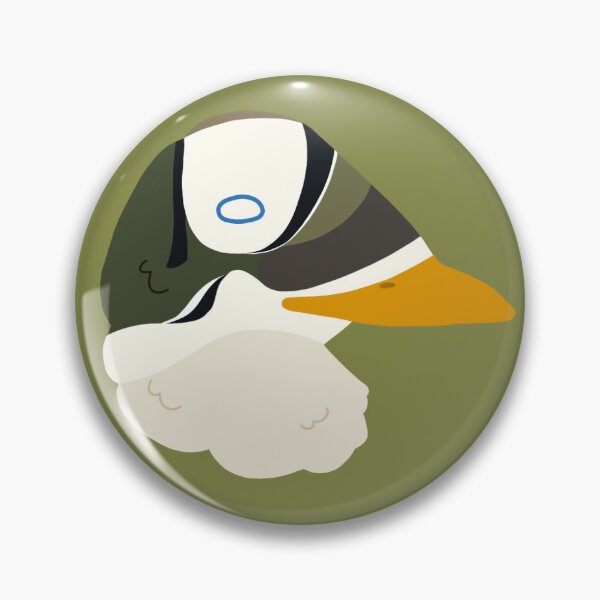 Item preview, CBS Sticker - Male Spectacled Eider designed and sold by ClumsyPillbug.