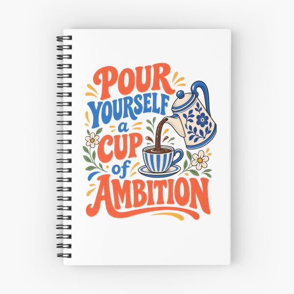 Item preview, Coffee Lover Moka Pot Pour Yourself A Cup of Ambition T-Shirt – Funny Coffee Gift, Moka Pot Graphic designed and sold by Trendably.