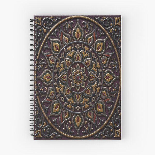 Item preview, Luxury 3D Mandala Embossed Ceramic Tile Art designed and sold by Breezes-of-Ida.