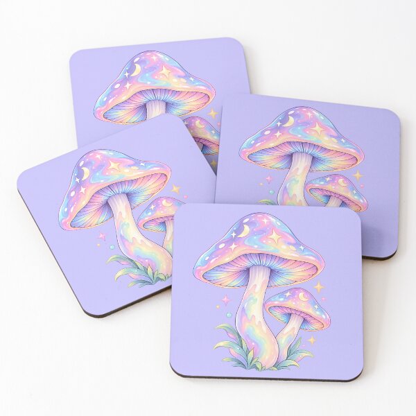 Item preview, Pastel Cosmic Magic Mushroom Duo designed and sold by Skyrocketz.