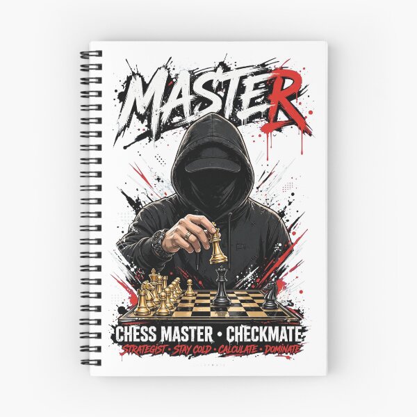 Item preview, MASTER Chess Master Hooded Checkmate Strategist Graffiti Chess designed and sold by VYBE DARK Studio.