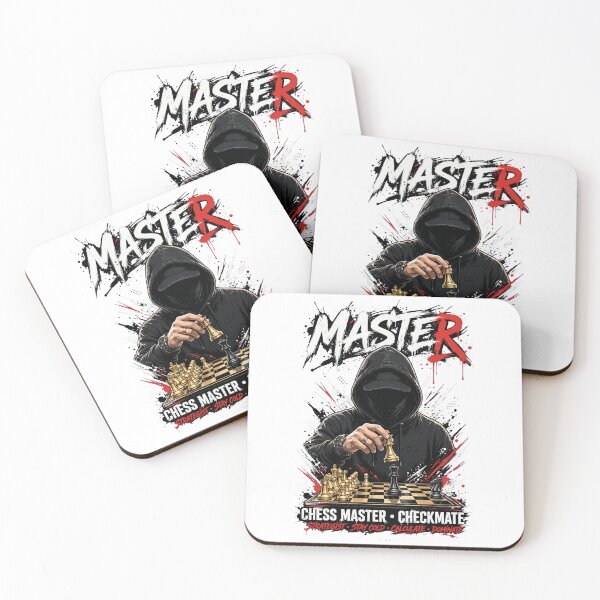 Item preview, MASTER Chess Master Hooded Checkmate Strategist Graffiti Chess designed and sold by VYBE DARK Studio.