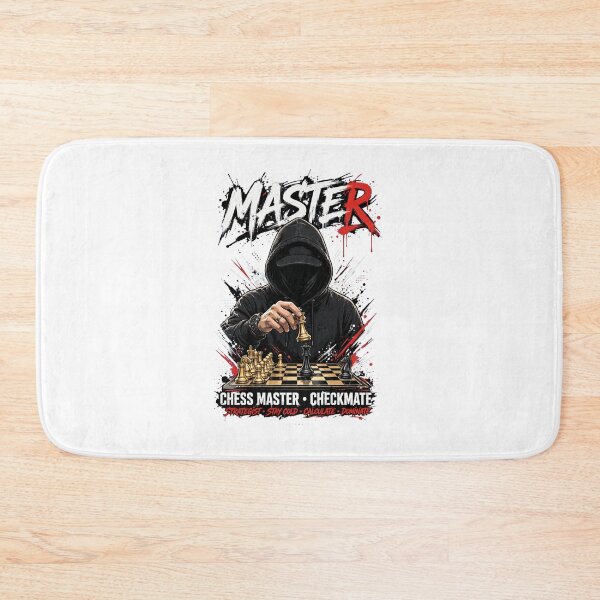 Item preview, MASTER Chess Master Hooded Checkmate Strategist Graffiti Chess designed and sold by VYBE DARK Studio.