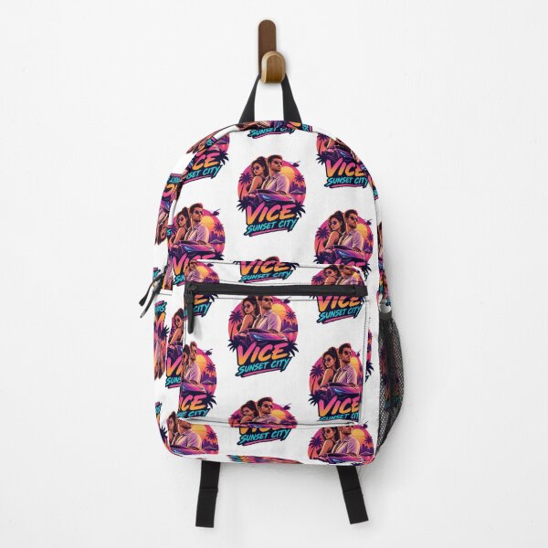 Item preview, Retro Sunset City Design Inspired by 80s Miami Vibes designed and sold by Dahlak-Clothing.