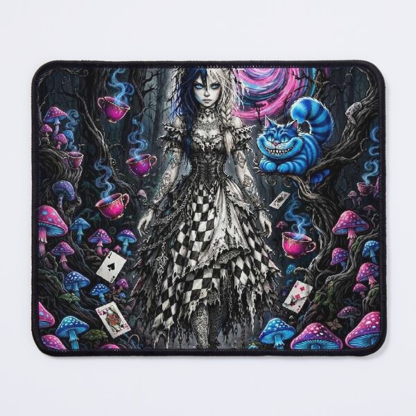 Item preview, Alchemical Wonderland Gothic Alice Neon Fantasy Art designed and sold by Designs by kp .