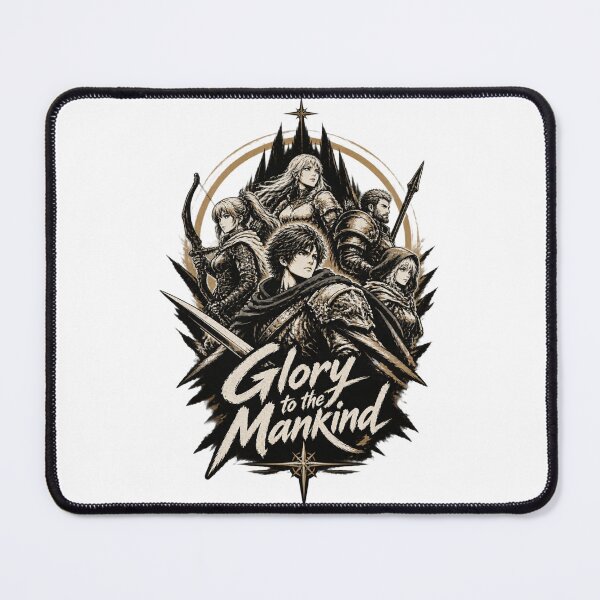 Item preview, Glory to the Mankind Inspirational Quote Design for Fans of Courage and Unity designed and sold by Dahlak-Clothing.