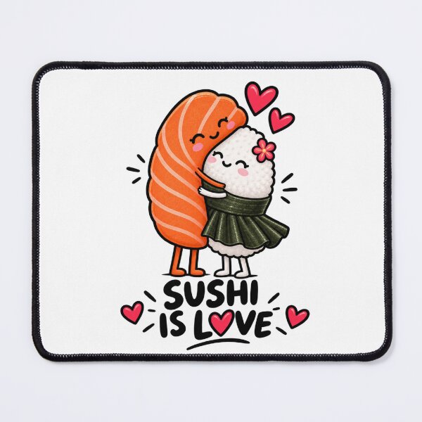 Item preview, Sushi is love – Cute sushi couple hugging | Funny sushi saying designed and sold by Legacy Apparel Co..