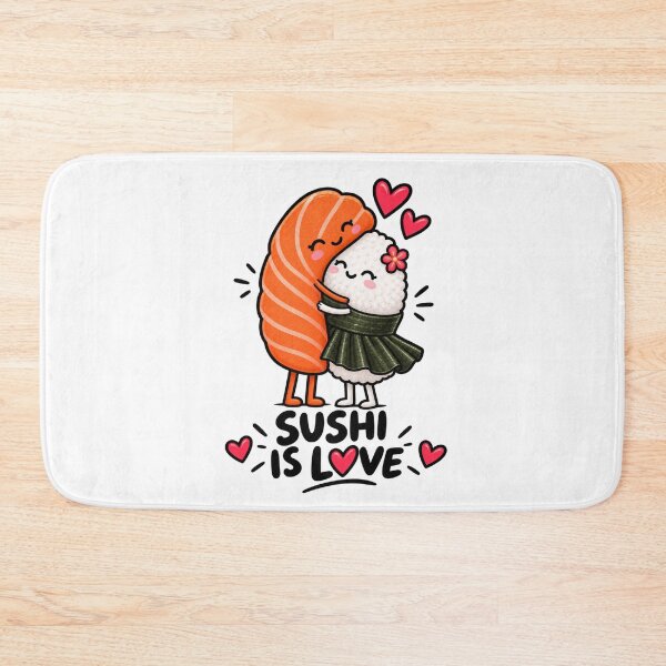 Item preview, Sushi is love – Cute sushi couple hugging | Funny sushi saying designed and sold by Legacy Apparel Co..