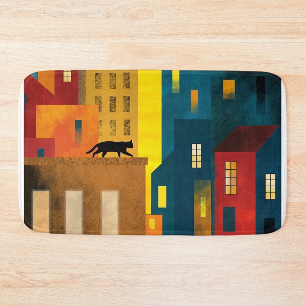 Item preview, Cat On Rooftop designed and sold by Andrew  Hitchen.