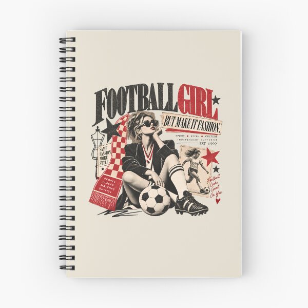 Item preview, Football Girl But Make It Fashion Vintage Soccer Fashion designed and sold by goldzilla.studio.