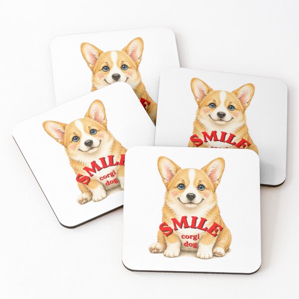 Item preview, SMILE Corgi Dog designed and sold by R&A HANDMADE.
