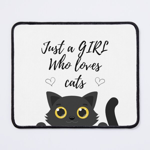 Item preview, Just a girl who loves cats | cute cat lover design. designed and sold by K-Fashion Hub.