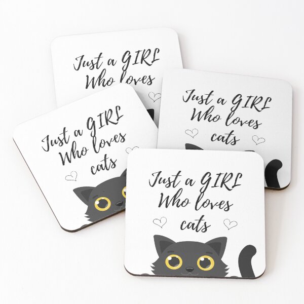 Item preview, Just a girl who loves cats | cute cat lover design. designed and sold by K-Fashion Hub.