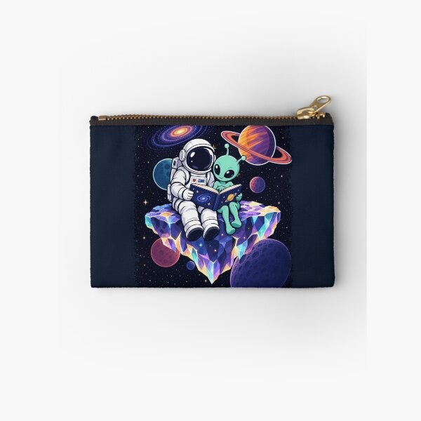 Item preview, Astronaut Reading Book to Alien Moon Space Astronomy Galaxy designed and sold by Colorfulman.
