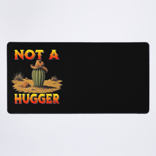 Item preview, Not A Hugger Sarcastic Cowboy Cactus designed and sold by TheEndDesign.