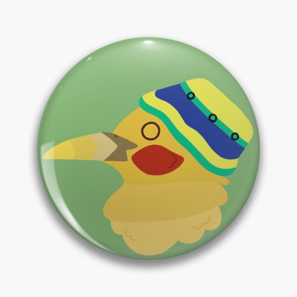 Item preview, CBS Sticker (OC) Chewie the Cream Colored Woodpecker  designed and sold by ClumsyPillbug.